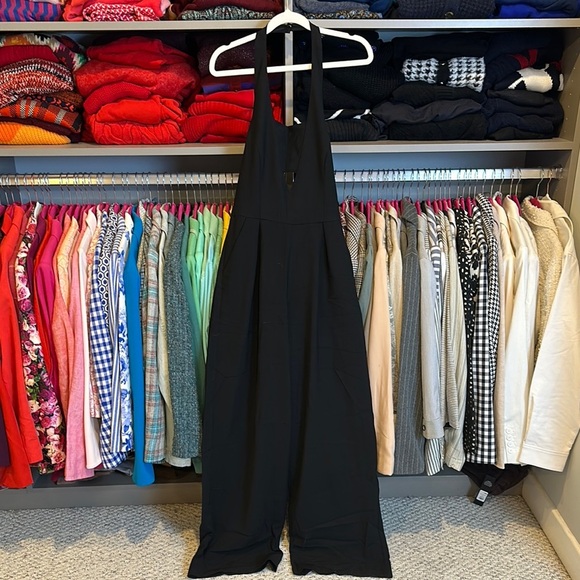 Skies Are Blue black back less front cut out jumpsuit size XS - Picture 1 of 3